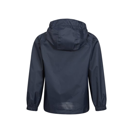 Mountain Warehouse Pakka II Waterdichte Jas voor Kinderen/Kinderen (Donkerblauw) - Image 2