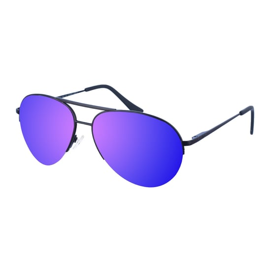 Maxy women's oval-shaped metal sunglasses