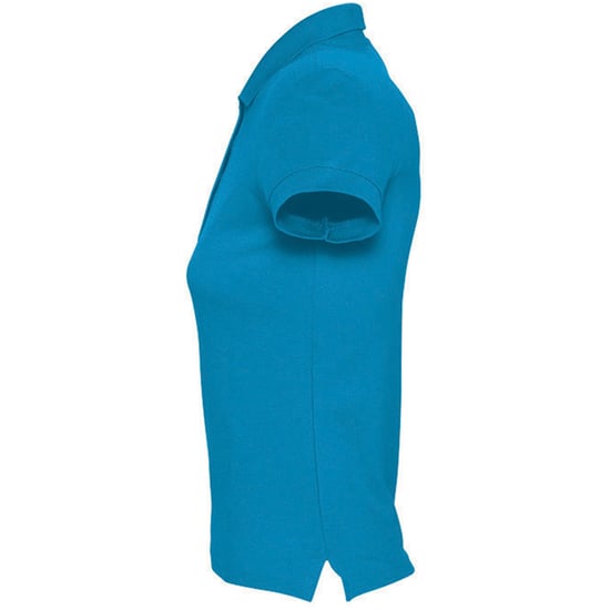SOLS Dames/dames Passion Pique Poloshirt met korte mouwen (Aqua) - Image 3