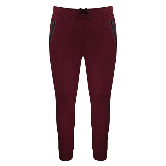 New Balance Logo Burgundy Mens Fortitech Fleece Stretch Track Pants MP11143 GTH