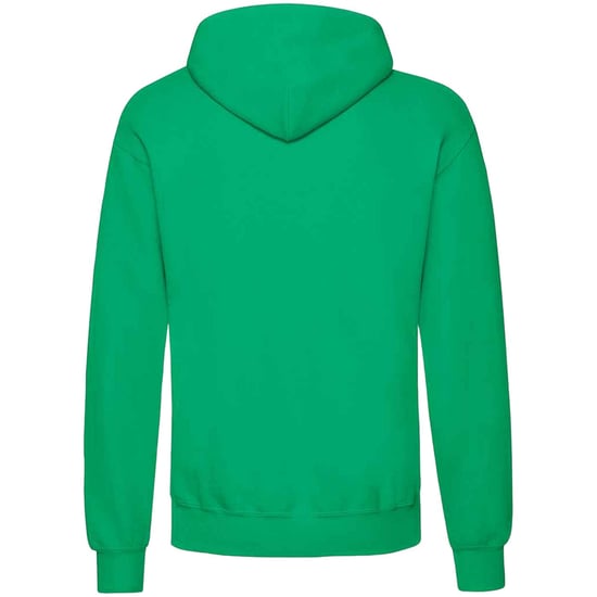 Fruit Of The Loom Unisex Volwassenen Klassiek Sweatshirt met capuchon (Kelly Groen) - Image 2
