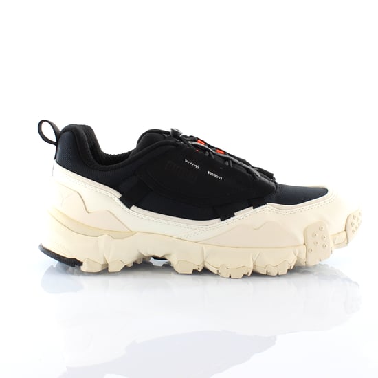 Puma Trailfox Overland Black White Low Lace Up Mens Trainers 369824 01