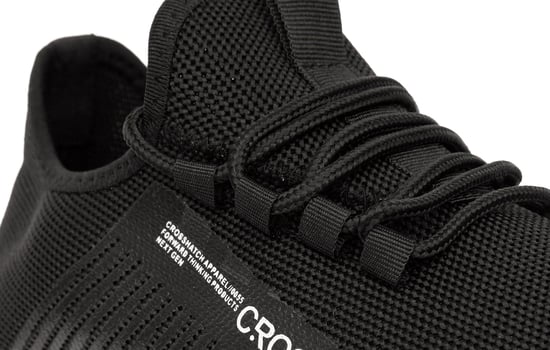 Men's Crosshatch Nimbus Trainers in Black - Image 4