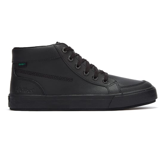 Kickers Tovni Hi Leer Heren Zwart Schoenen - Image 5