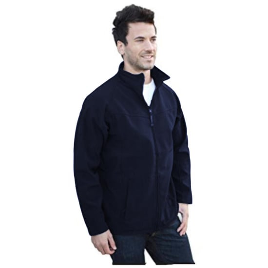 Regatta Professional Mens Uproar Softshell Wind Resistant Fleece Jacket (Navy/Navy)