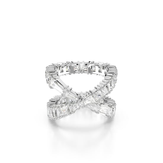 Swarovski 'Hyperbola' Vrouwen Ring van Basismetalen - Zilver 5677632 - Image 1