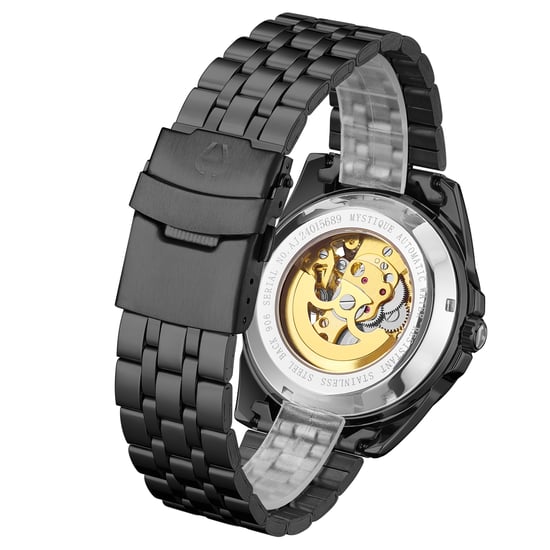 Hand Assembled Anthony James Limited Edition Mystique Automatic Black Watch