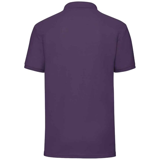 Fruit of the Loom Heren 65/35 Poloshirt (Paars) - Image 2