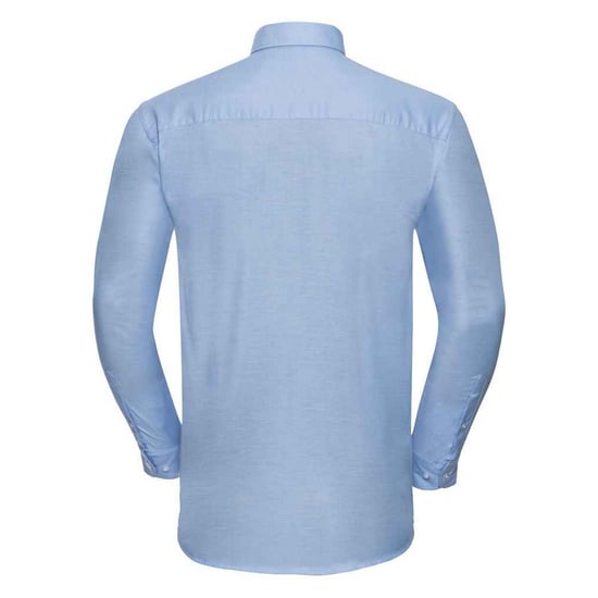 Russell Collection Heren Oxford Easy-Care Formeel Overhemd Met Lange Mouwen (Oxford Blauw) - Image 2