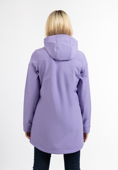 Schmuddelwedda Softshell korte jas Dames lila - Image 4