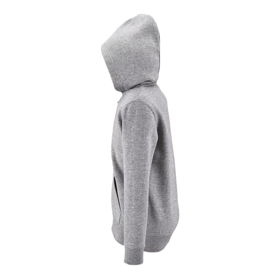 SOLS Hoodie met volledige rits voor kinderen/Kinderen Stone (Grijze Melange) - Image 3
