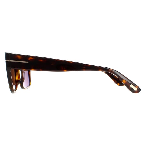 Tom Ford Square Mens Shiny Havana  Brown Dunning FT0907