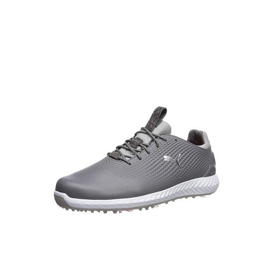 PUMA Power Adapt 2.0 Golf Lace-Up Grijs Glad Leer Heren Trainers 190581 03 - Image 3