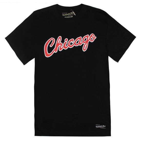 Mitchell & Ness Chicago Bulls Wordmark Mens T-Shirt