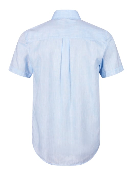Men's Luke 1977 Yoko Linen Shirt in Blue - Image 5