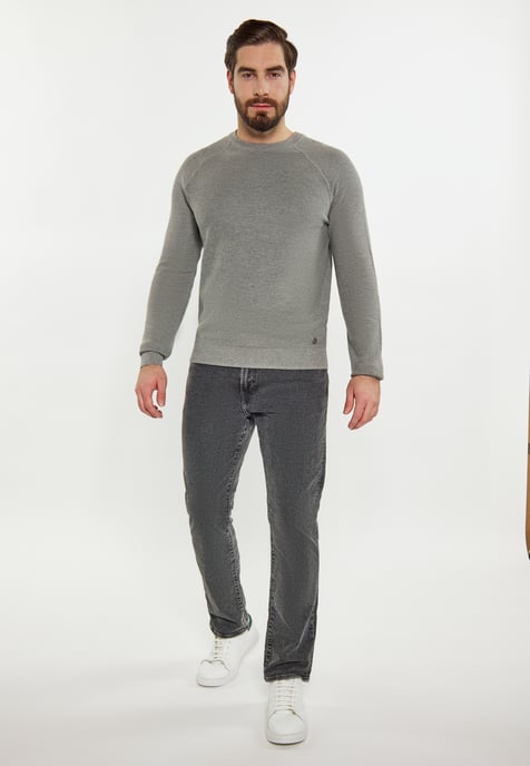Dreimaster Jumper Heren grijs melange - Image 2