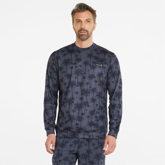 PUMA Heren PUMA x Palm Tree Crew Lichtgewicht Crew Hals Golf Sweatshirt - Image 1