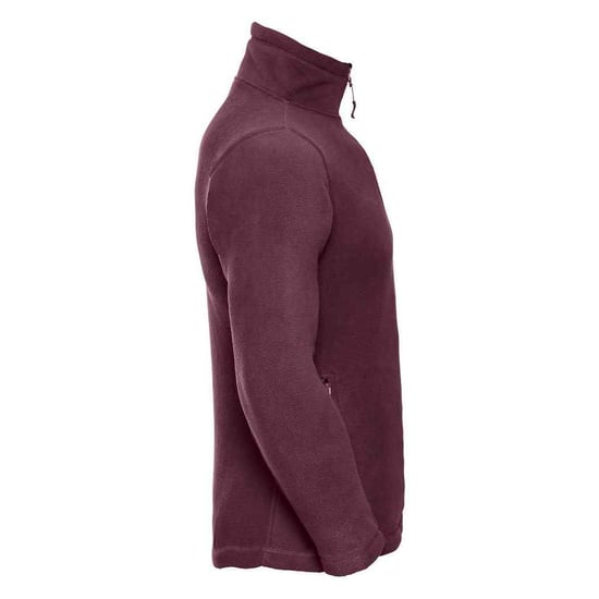 Russell Heren Ritssluiting Outdoor Fleece Top (Bourgondië) - Image 3