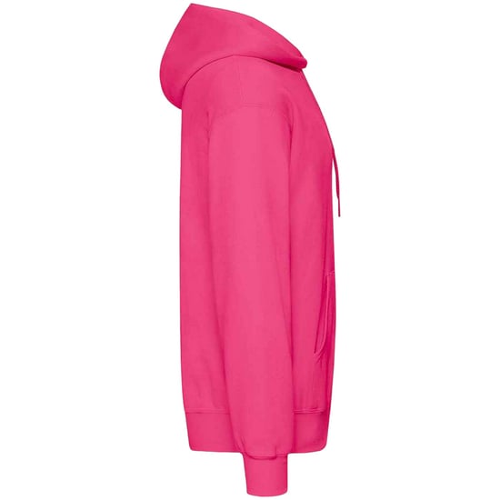 Fruit Of The Loom Unisex Volwassenen Klassiek Sweatshirt met capuchon (Fuchsia) - Image 3
