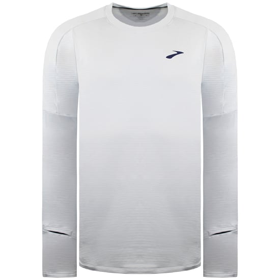 Brooks Notch Thermal 2.0 Mens White Running Top - Image 1