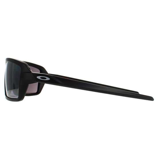 Oakley Wrap Mens Matte Black Prizm Black Polarized Cables