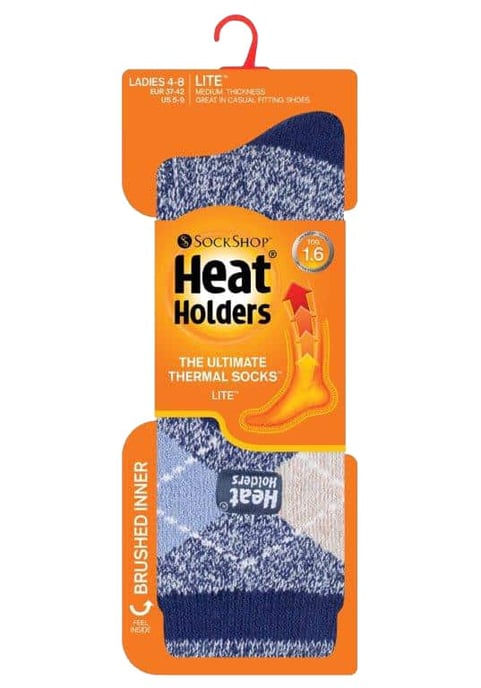 Heat Holders Thermische sokken met dun patroon voor dames - Brugwater - Image 2