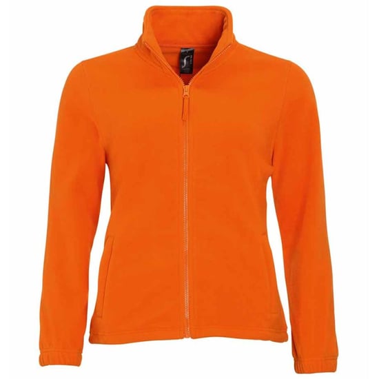 SOLS Dames/dames North Full Zip Fleece Jacket (Oranje) - Image 1