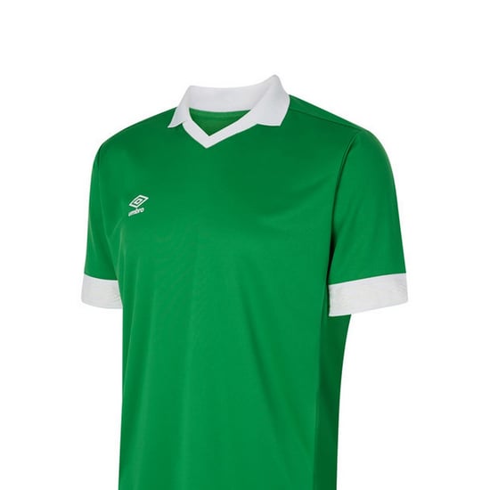 Umbro Tempest-kindertrui met korte mouwen (Smaragd/Wit) - Image 3