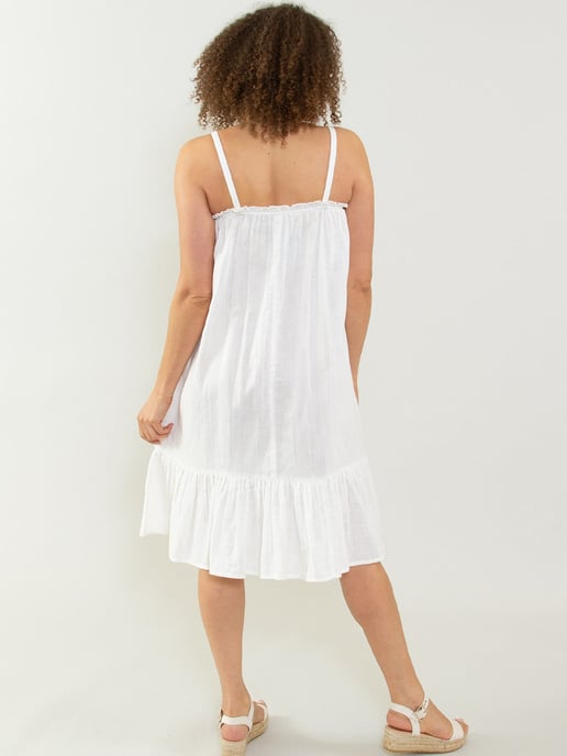 Kite Clothing Seamoor Dress Cream