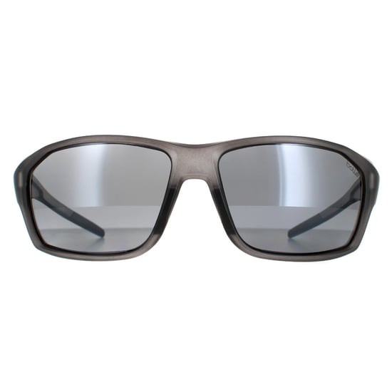 Bolle Wrap Unisex Frost Black TNS Grey Polarized Fenix Sunglasses