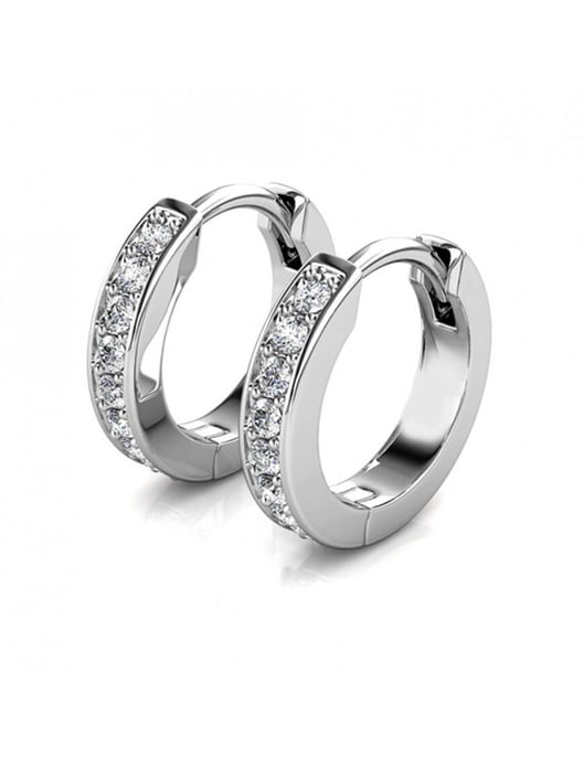 Circle Hoop Earrings - Oostenrijks kristal - Image 4