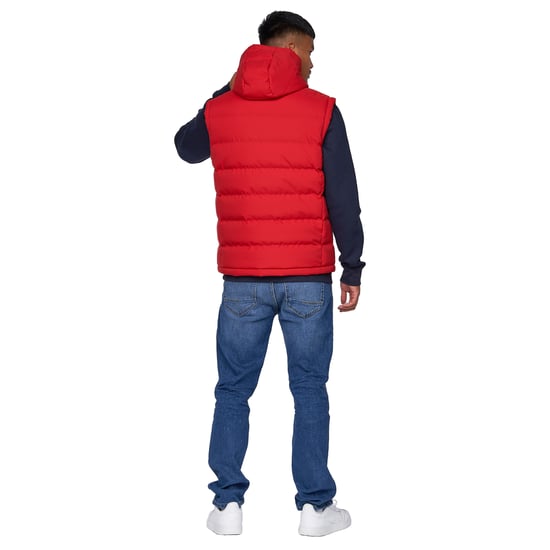 Crosshatch Heren Kampnew Gilet met reliëf (Rood) - Image 2