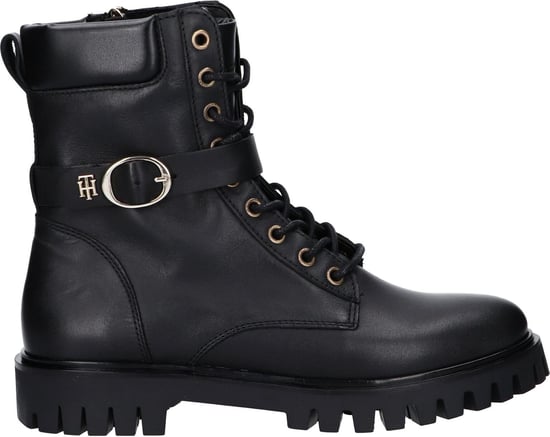 Enkellaarsjes voor dames Tommy Hilfiger in zwart - Image 1