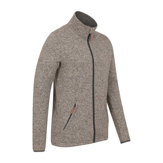 Mountain Warehouse Heren Idris III Full Zip Fleecejack (Beige) - Image 2