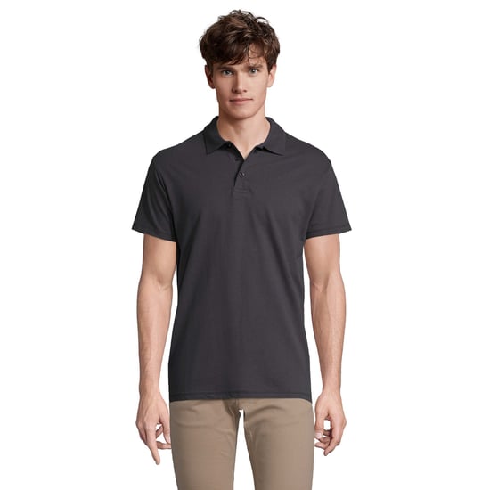 SOLS Heren Lente II Poloshirt (Muis Grijs Effen) - Image 1