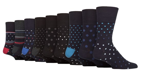 Gentle Grip - Heren 9 Paar Bamboe Sokken Multipack - SOMRM101106 - Image 1