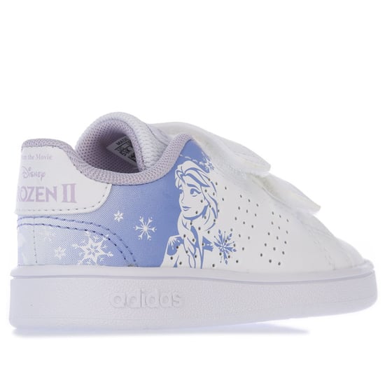 Girl's adidas Infant Frozen II Advantage Trainers in White