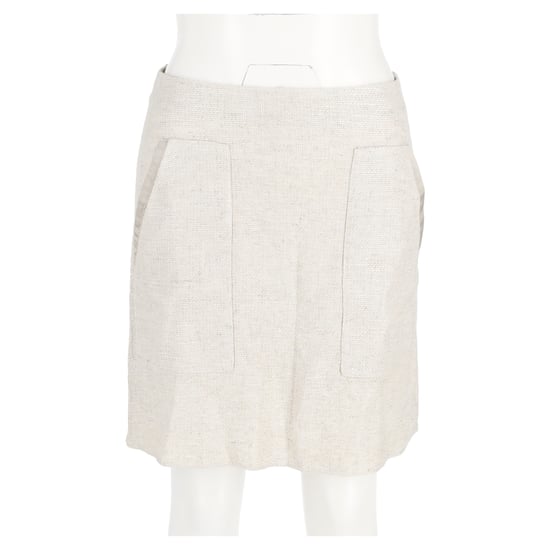 Emporio Armani Suit Miniskirt in Crème Linnen - Image 4