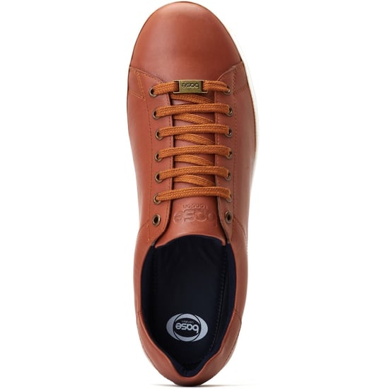 Base London Tucker Leer Heren Burnt Tan Trainers - Image 4