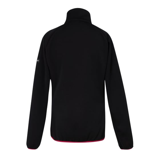 Regatta Womens/Ladies Ravenhill Full Zip Fleece Top (Black/Pink Potion)