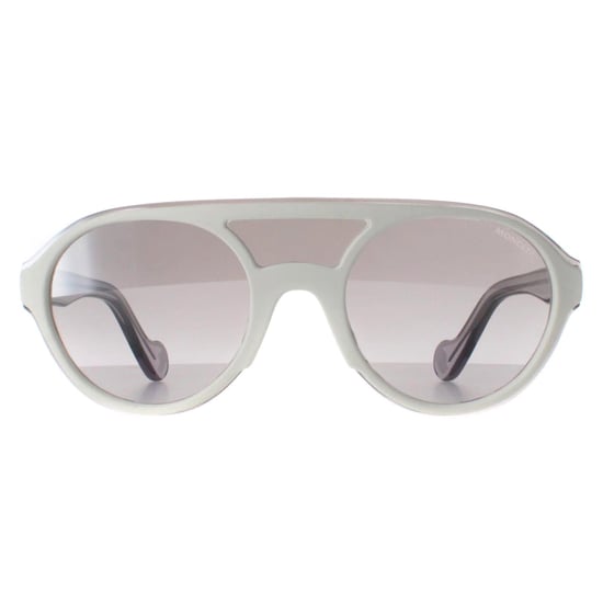 Moncler Round Unisex White Transparent Grey Grey ML0052
