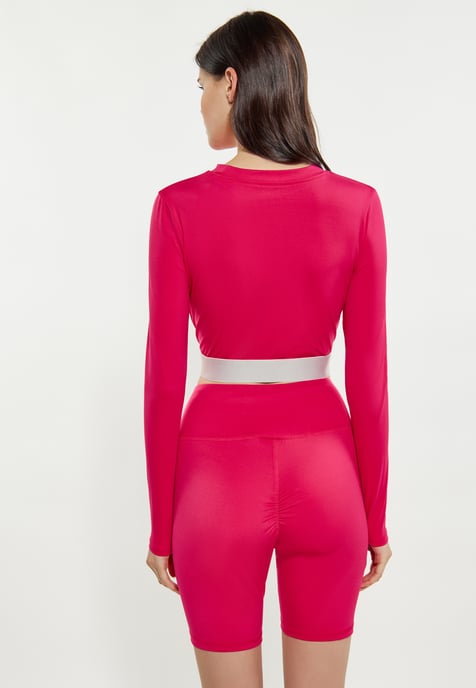 Mymo Longsleeve Dames roze - Image 4