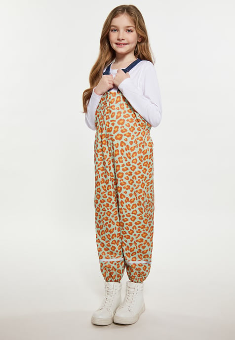 Schmuddelwedda Regenbroek meisjes (kinderen) Pastel Mint Oranje Leeuw - Image 2