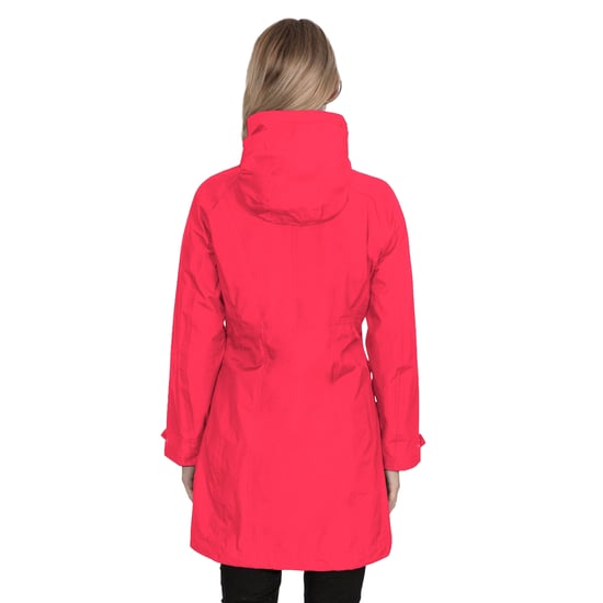 Trespass - Dames Rainy Day Waterproof Jas (Rood) - Image 2