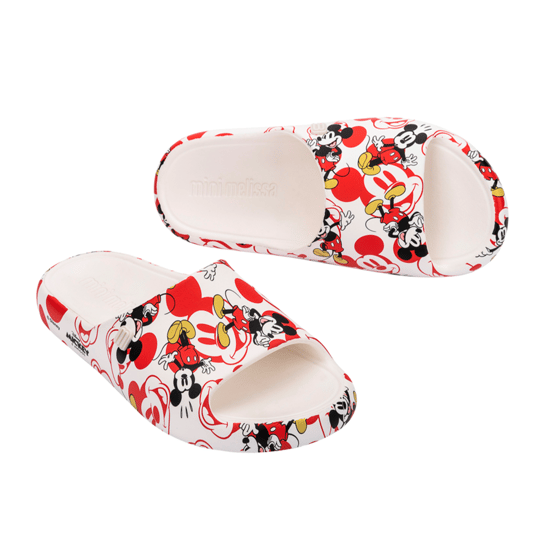 Free Print Slide x Mickey And Friends White/Red - Image 3