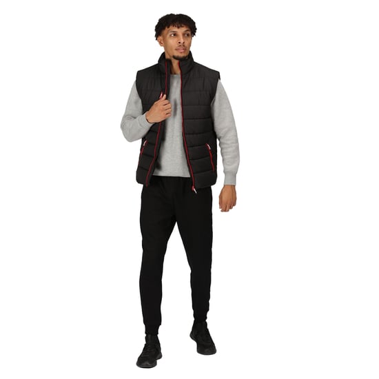 Regatta Mens Navigate Thermal Body Warmer (Black/Classic Red)