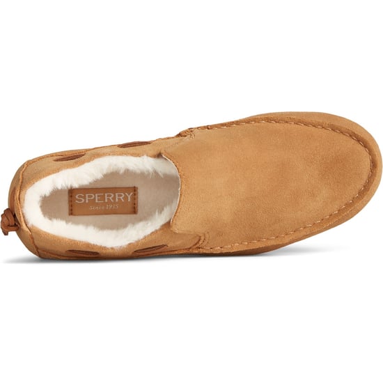 Sperry Moc-Sider Female Slip On Ladies Shoes TAN