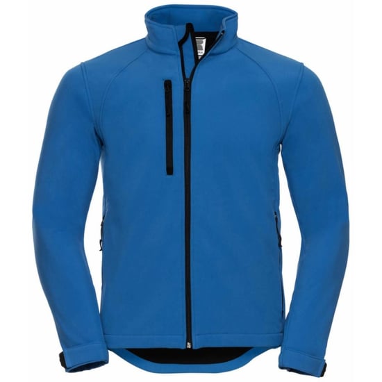 Russell Heren waterbestendig & winddicht Softshell-jasje (Azuurblauw) - Image 1