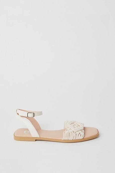 Fiyas Macrame Flat Sandals