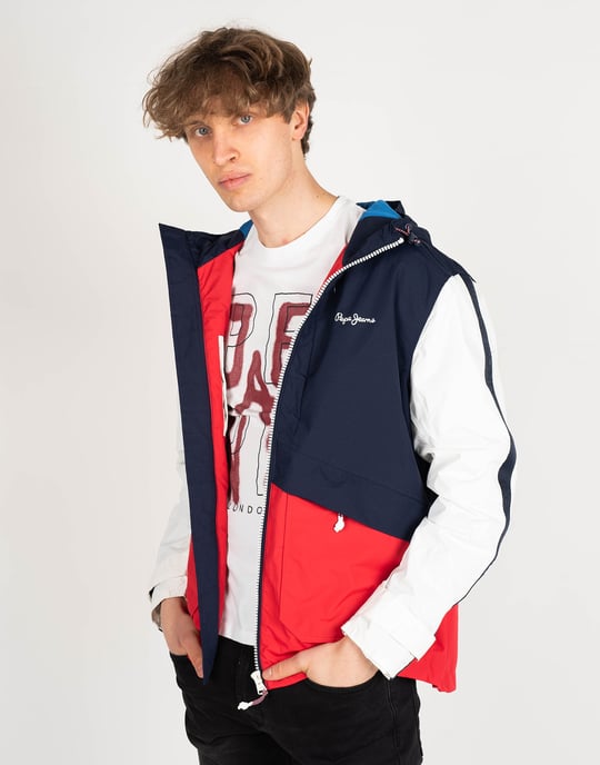 Pepe Jeans jas Anthony Mannen Wit - Image 3